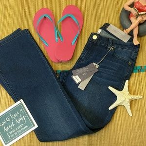 Lopez bootcut mid-rise jeans 6 petite 28x34